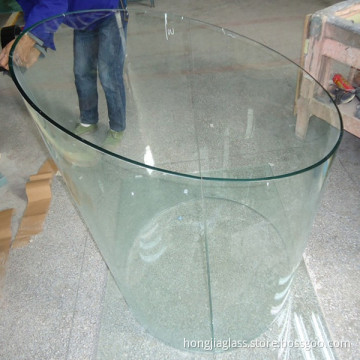 Curved Glass Display Case